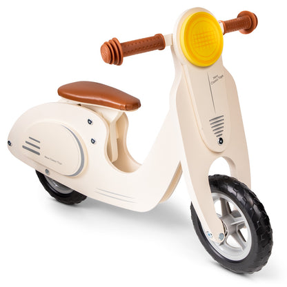 Beige Wooden Scooter