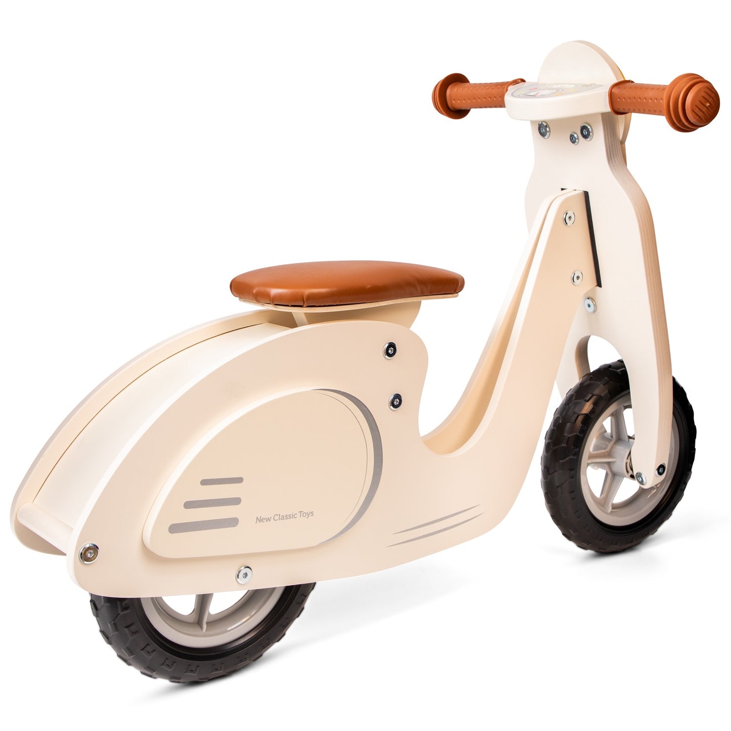 Beige Wooden Scooter