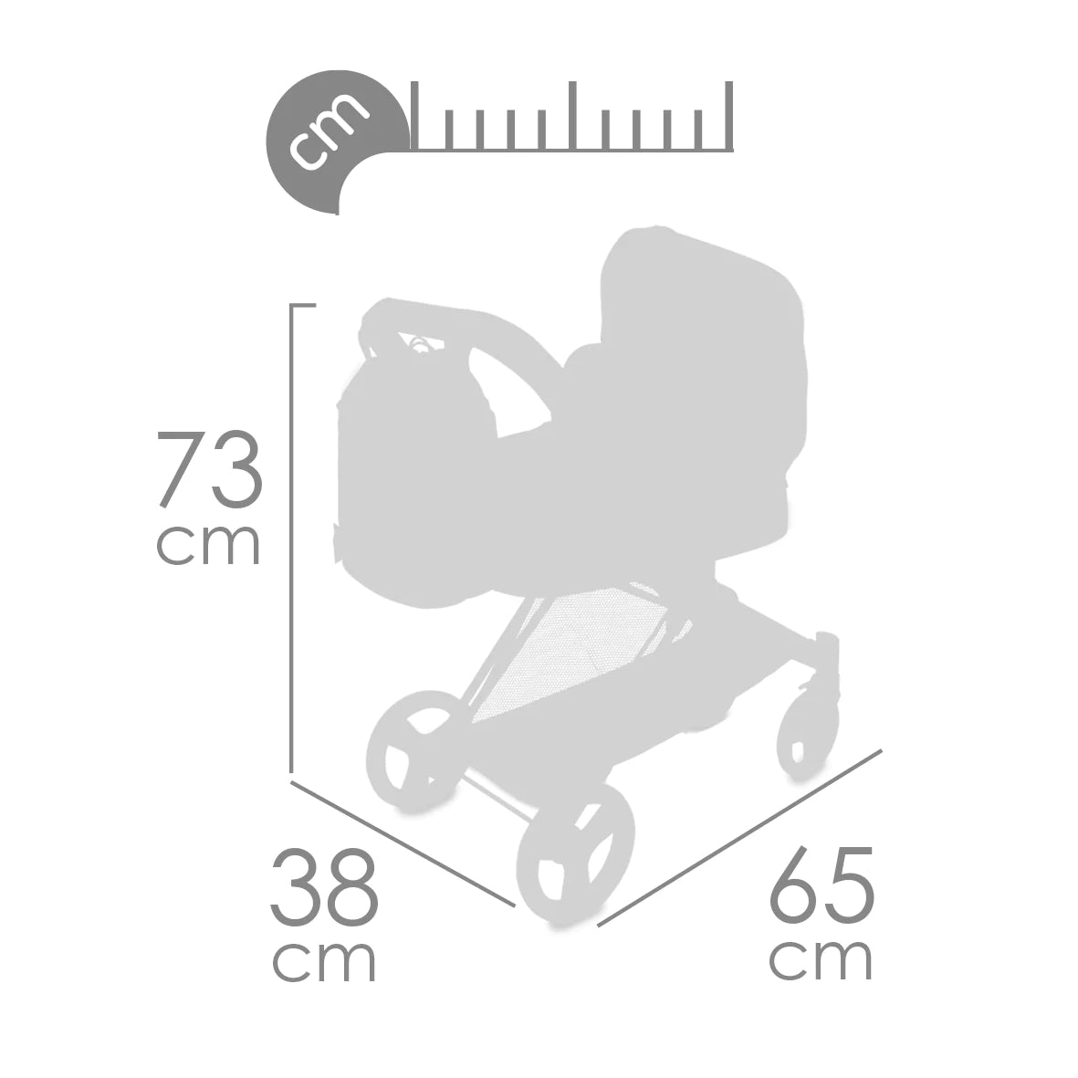 Provenza Convertible 3x1 Doll's Pram