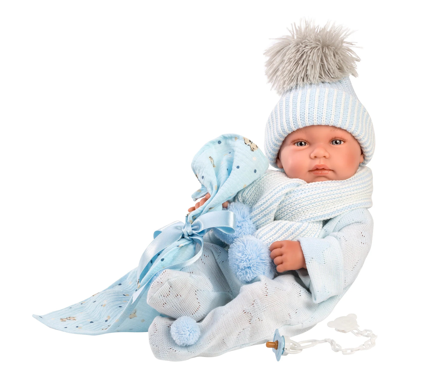 Bambi Blue Newborn Baby Doll