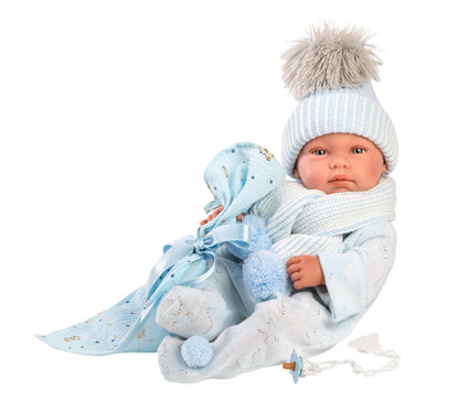 Bambi Blue Newborn Baby Doll