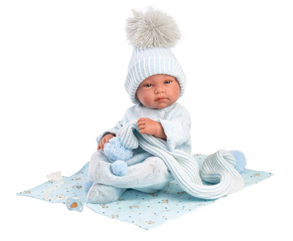 Bambi Blue Newborn Baby Doll