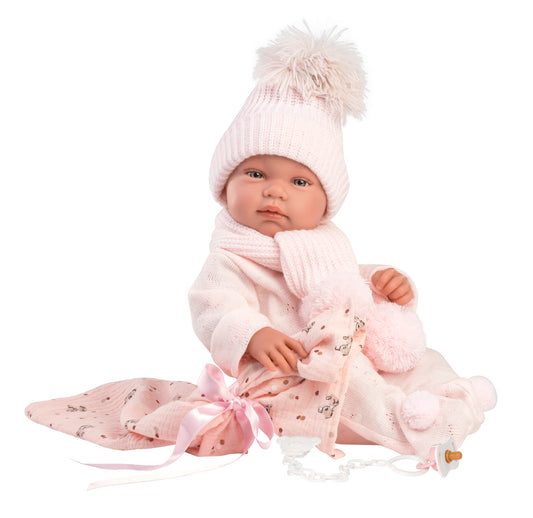 Bambi Pink Newborn Baby Doll