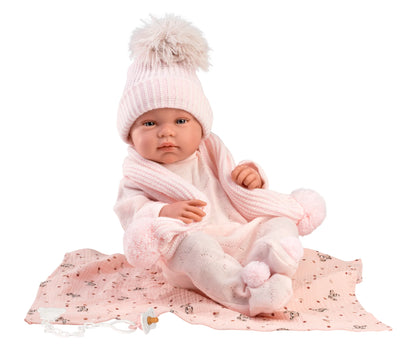 Bambi Pink Newborn Baby Doll