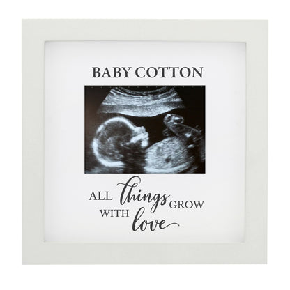 Personalised All Things Grow Baby Scan Frame