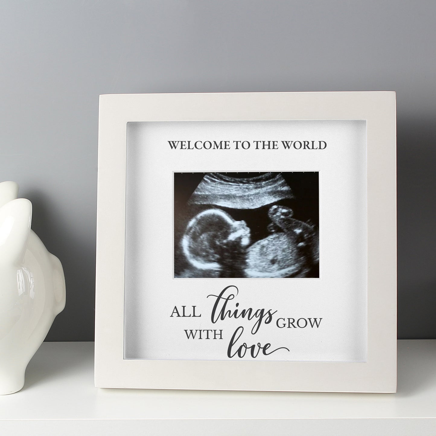 Personalised All Things Grow Baby Scan Frame