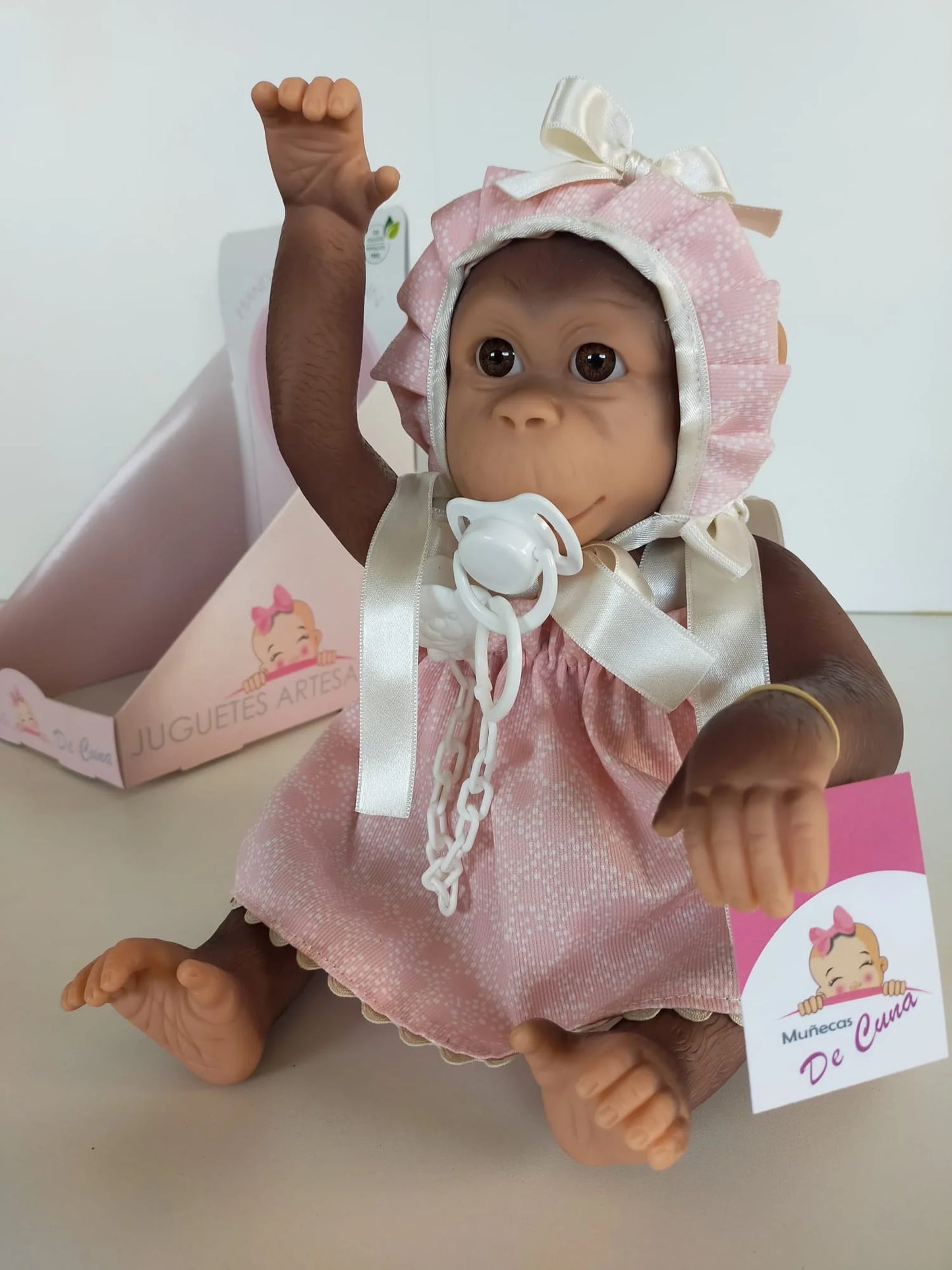 Kiki Monkey Pink Dress