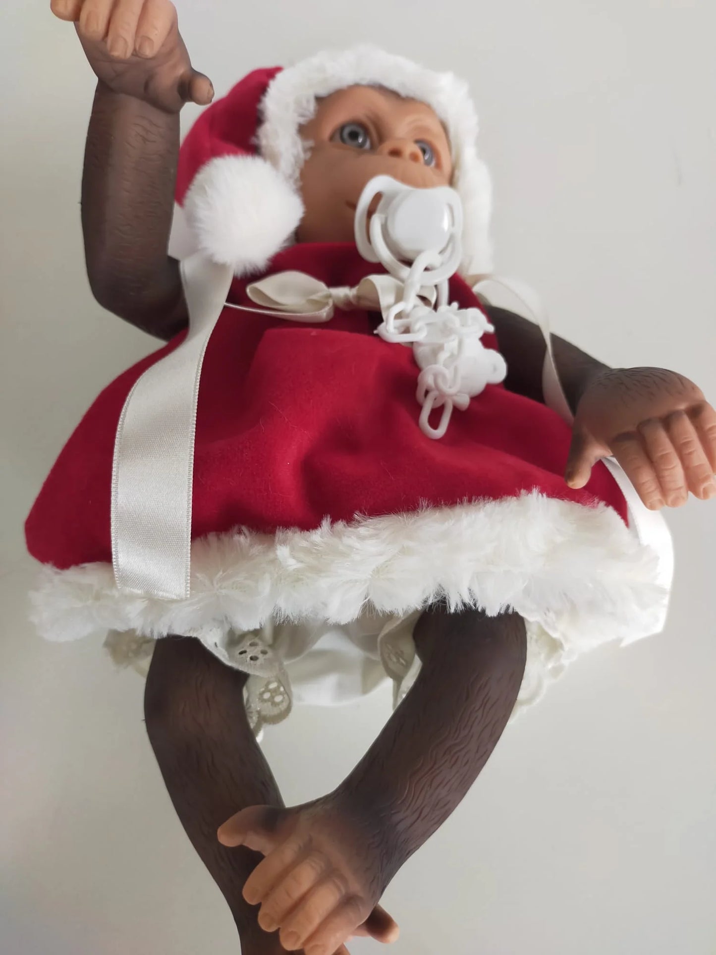 Lolita Reborn Monkey in Christmas Dress