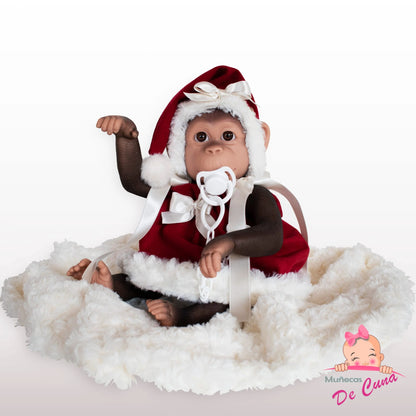 Lolita Reborn Monkey in Christmas Dress